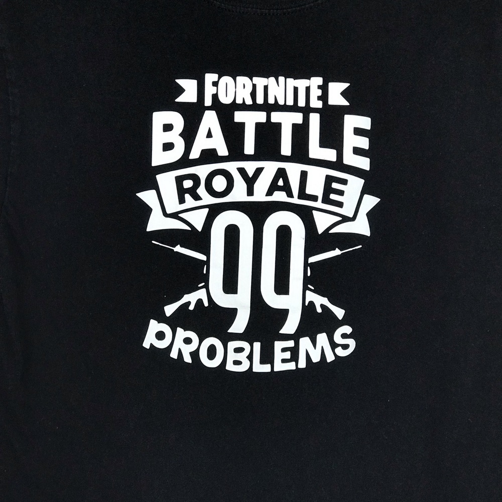 Fortnite Battle Royale 99 Problems T-shirt
Size Small Unisex 
100% Cotton - Picture 4 of 16
